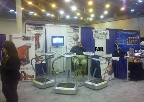 Maybe not the best salesman for this equipment 